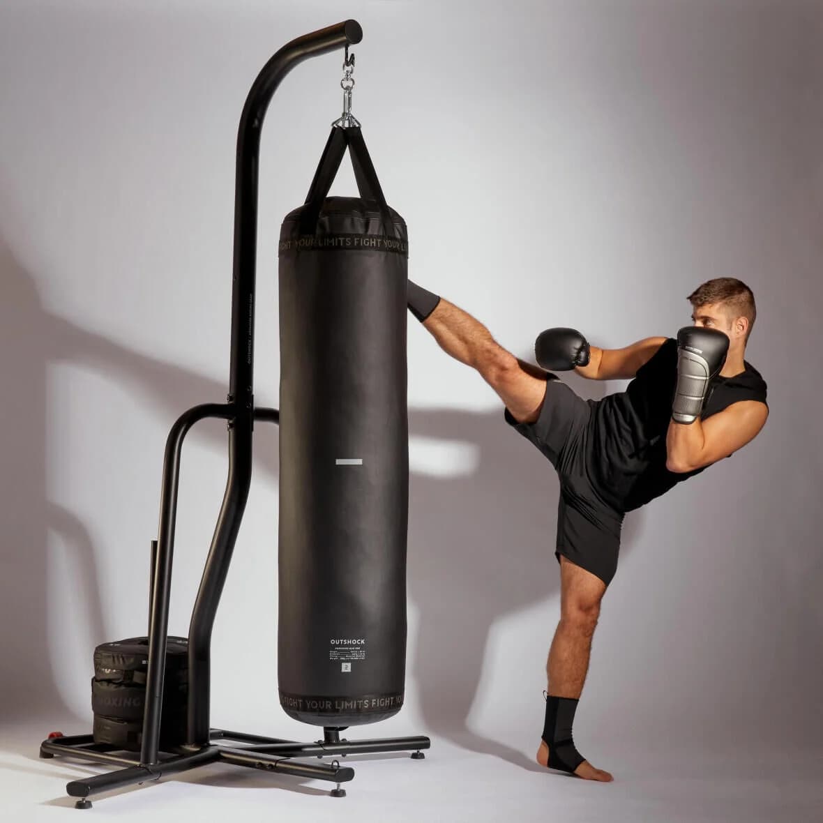 Punching Bag Rack Boxing Bag Gym Sports Equipment Fitness Sandbag Rack