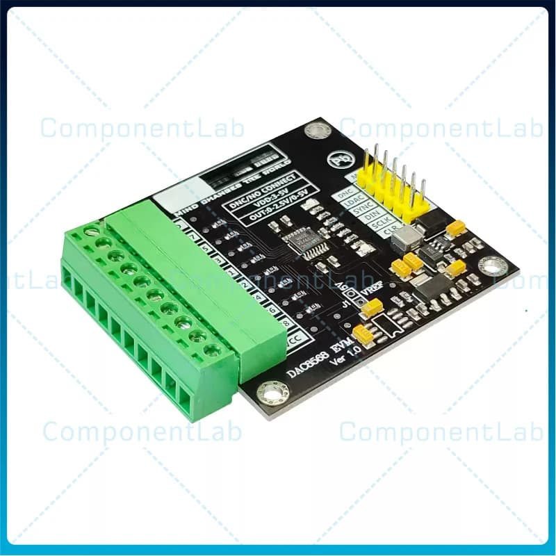 Modulo DAC8568 Convertitore DAC Digitale-Analogico a 16 bit e 8 Canali DAC8568C ad Alta Precisione SPI Arduino