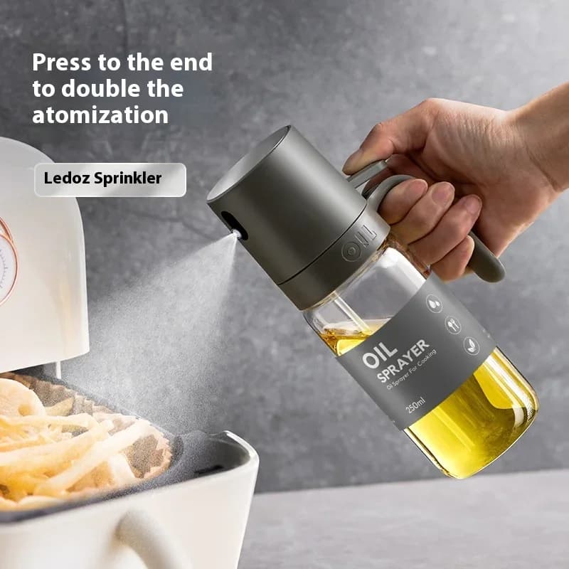 Oil Spray Bottle Kitchen Oil Dispenser High borosilicate glass High content Sprayer for olive oils Mysteries for air fryer Salad oil
