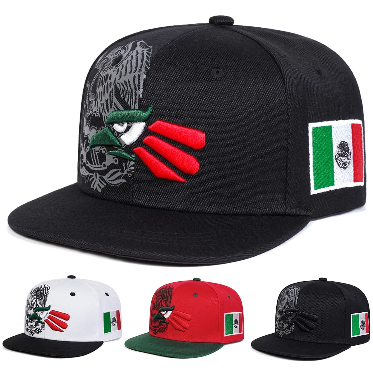 Cappelli hip-hop con ricamo aquila unisex Cappellini da baseball casual regolabili per esterni primaverili e autunnali Cappellino sportivo per protezione solare
