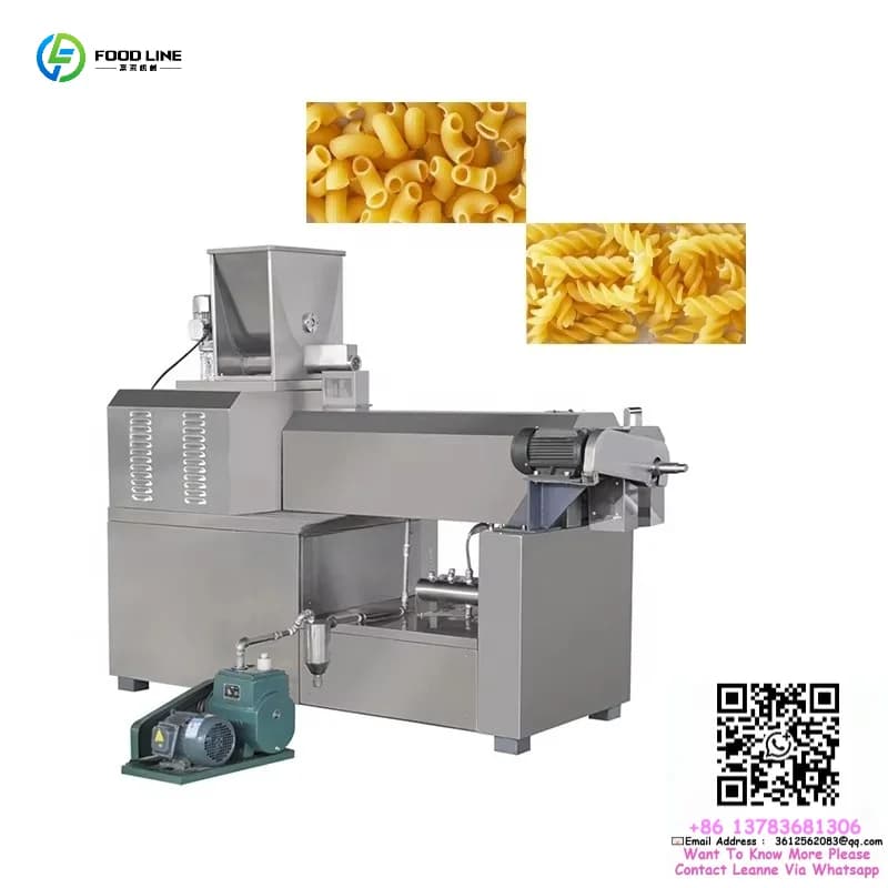 Customized Automatic Pasta Noodle Making Machine With Drying Function For Commercial Use
