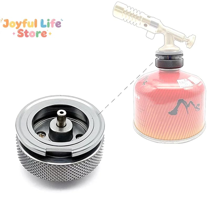 Hot Sale 1 PCS Flat Cylinder To Gas Cylinder Adapter Outdoor Camping Butane Gas Cylinder Torch Adapter