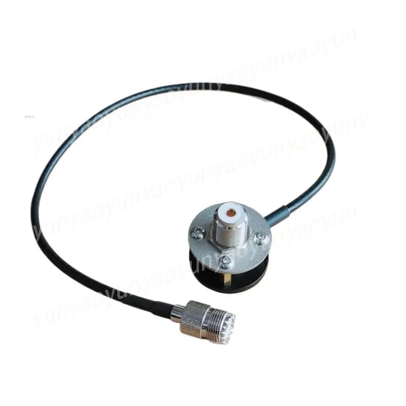 Tripod Antenna Installation Bracket Outdoor Portable M Pipe Head Base 1/4 Inch Threaded UV+shortwave