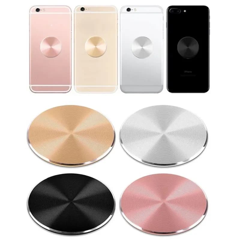 Circular Universal Magnetic phone Car Holder Metal Plate Sticker,Ultra Slim Iron Sheet Plaster For Strong Magnet Stand Film