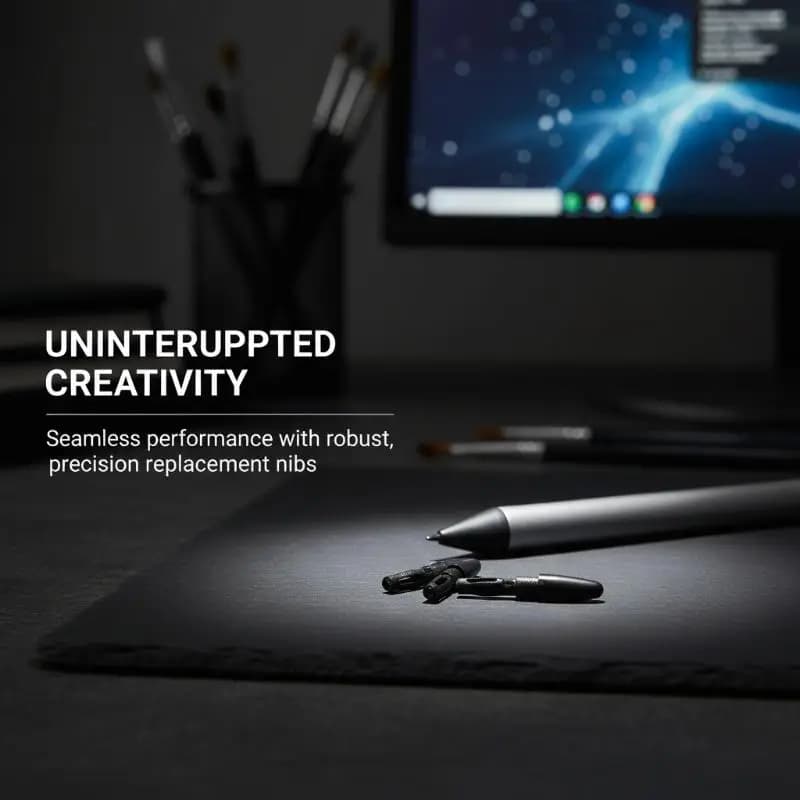 10Pcs P01 Stylus Pen Replacement Nibs Cost-Effective Wearproof Tips Fit DECO01 DECO01V2 DECO03 Digital Drawing Tablets