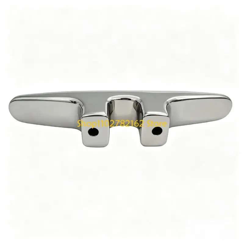 547B Marine 316 Stainless Steel Eye Plate Cleat 2 Size Option for Secure Rope Fixing