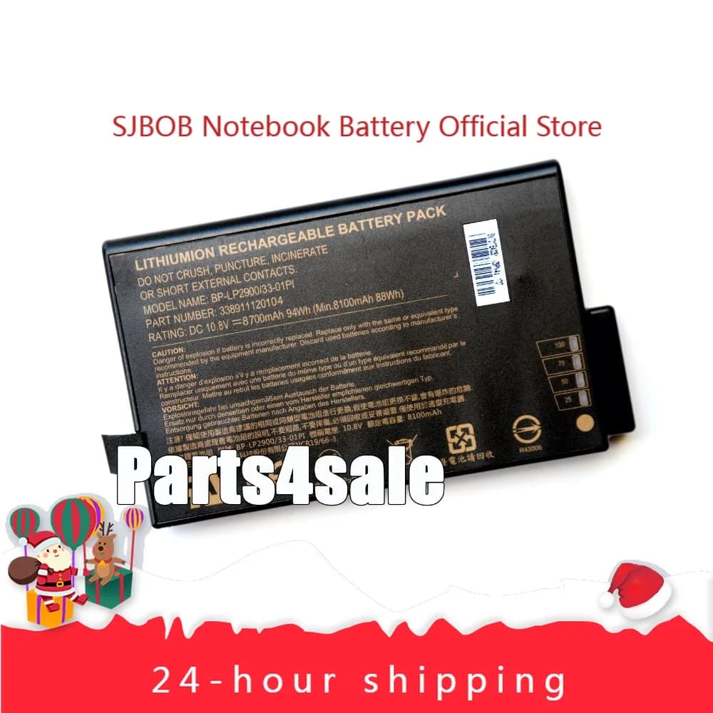 Nuova batteria originale BP-LP2900 ME202C DR202S per batteria del computer portatile Getac V100 V200 V1010 X500 S400