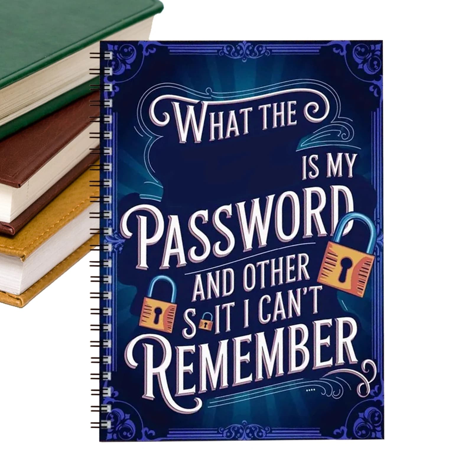 Libro con password Username Informazioni personali Diario di mantenimento del libro con password per anziani Nonni Madre Padre Gioventù