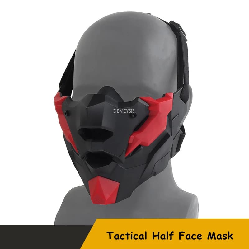 Tactical Shooting Protective Mask Breathable Hunting Paintball Combat Sports Half Face Masks CS Wargame Halloween Cosplay Props
