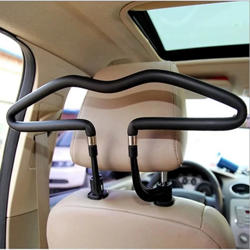 1 car hangers, car clothes hangers, PU clothes hangers for seat back, stainless steel coat hangers, car clothes rack, sel