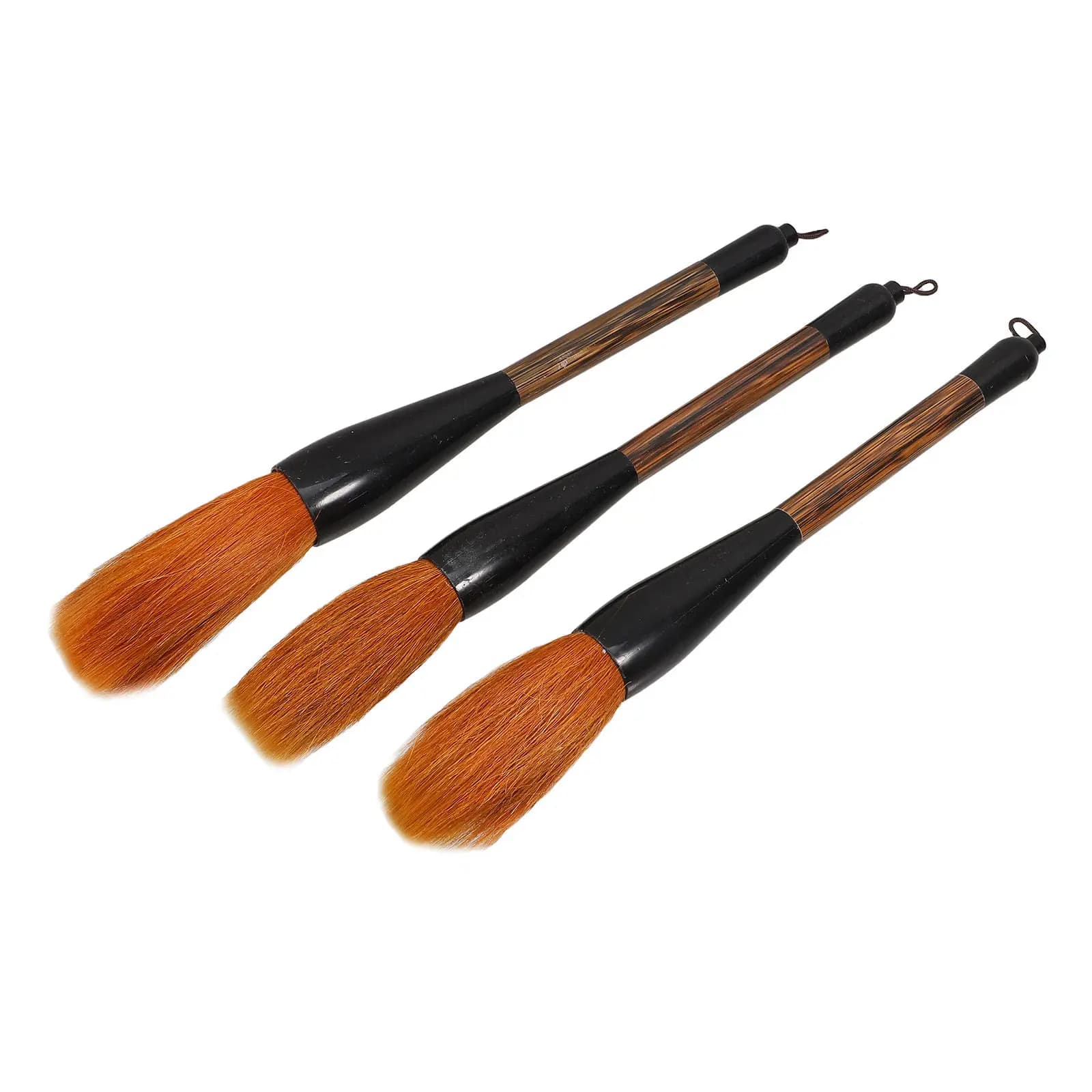 3Pcs Chinese Ink Brush Set Large Wolf Hair Calligraphy Painting Brush for Writing Drawing Sumi Ink Art Calligraphy Writing Tool