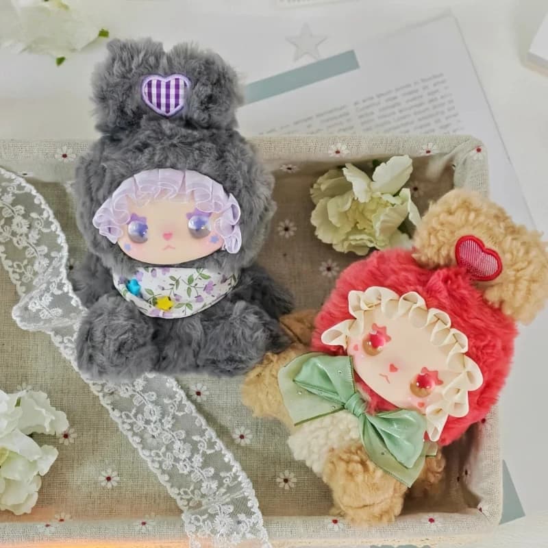 Lovely Emma Sweet Treat Bunnies Series Blind Box Kawaii Anime Figures Surprise Bag Plush Pendant Vinyl Face Keychains Doll Gifts