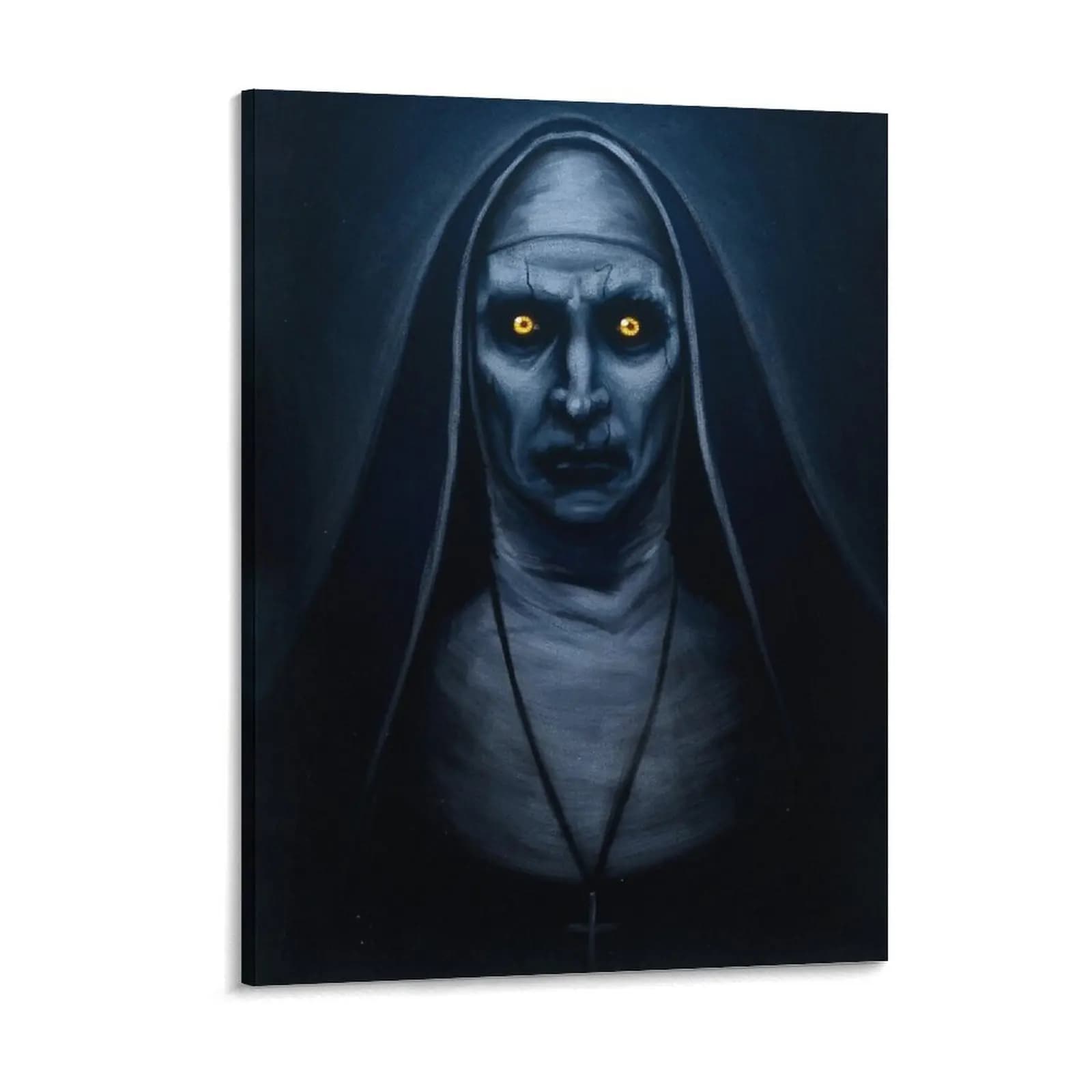 The curative The nun Annabelle Lorraine and Ed Warren Valak Painting Party Creates mural decorations Design paintings Framed murals