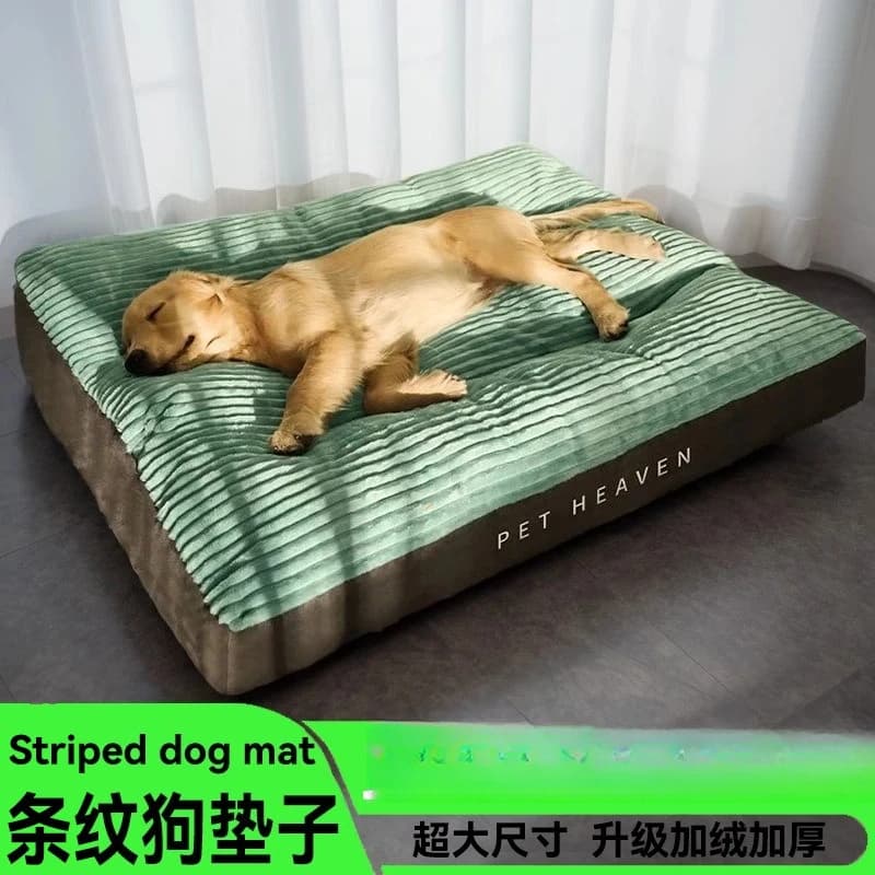 Letto per cani per tutte le stagioni, animale domestico invernale, cani di taglia piccola, media e grande, letto per gatti caldo, staccabile e lavabile, cuscino per prodotto per cani