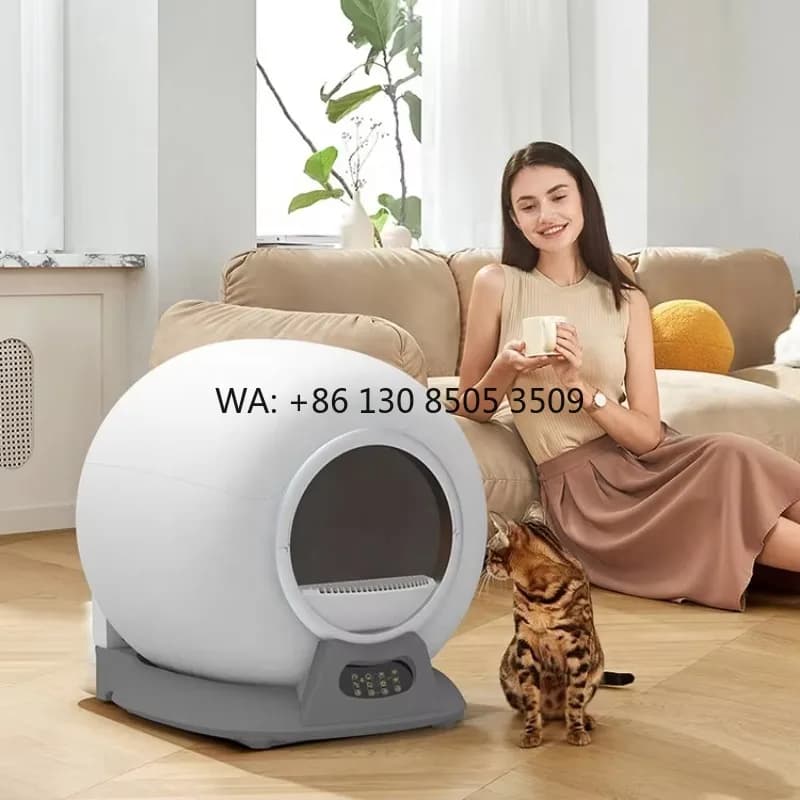 Lettiera per Gatti Automatica con Controllo App, Autopulente, Lettiera Intelligente per Gatti