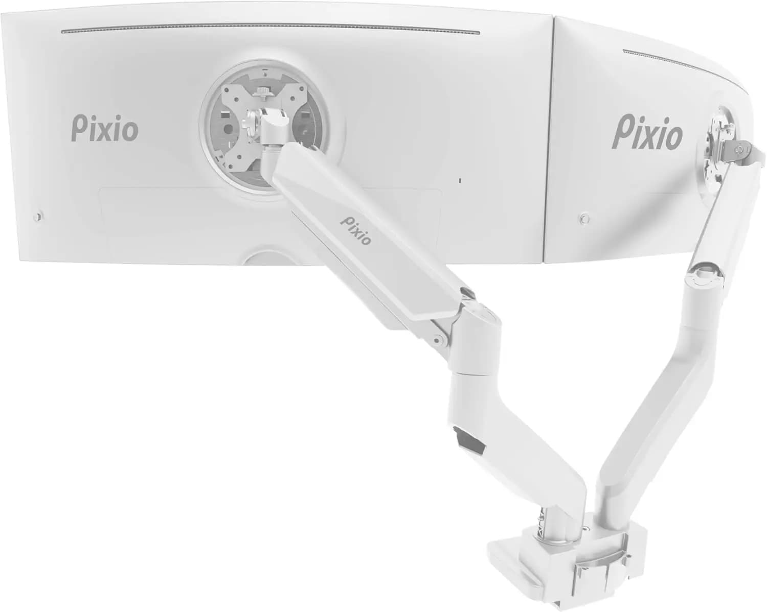 Supporto per due monitor premium per schermi da 35 pollici, supporta 15 kg ciascuno, compatibile con VESA 75x75mm/100x100mm
