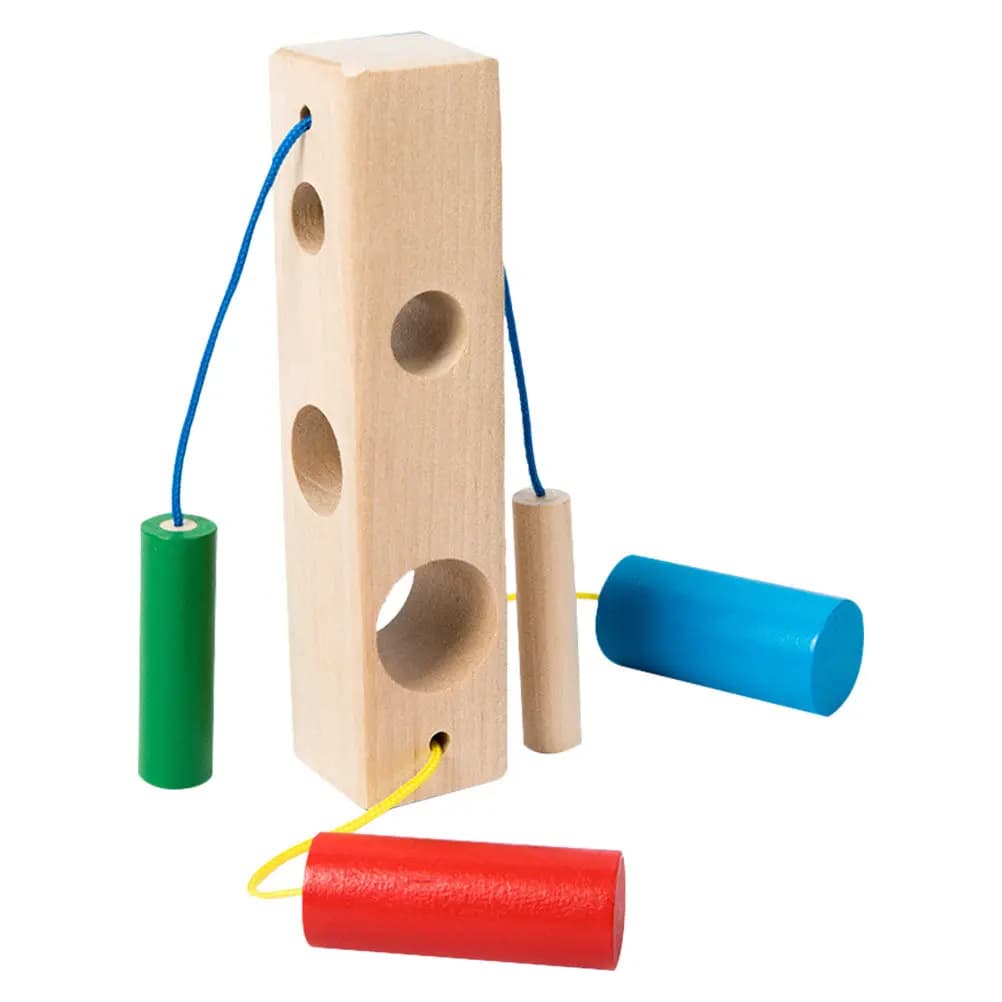 Blocchi di Legno Sensoriali per Bambini, Gioco Educativo di Abbinamento Forme, Divertente Giocattolo Sensoriale Colorato per Neonati