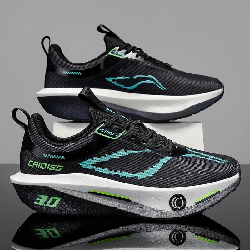 2026 Running Carbon Plate Marathon Men Sports Breathable Lightweight Women's Comfortable Athletic Antiskid Sneakers Casual**