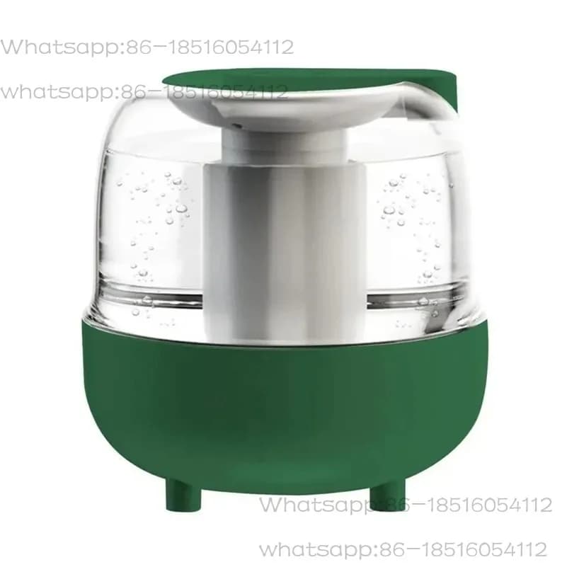 Umidificatore USB A95G 4L, umidificatore per aromaterapia, purificatore d'aria con lampada a LED, generatore di nebbia da tavolo, verde