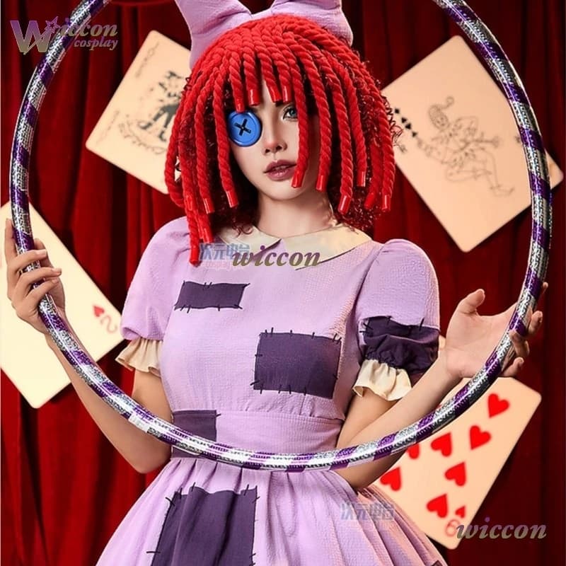 UhA Amaziital Ragatha Costume Cosplay Personaggio Anime Gioco di Ruolo Vestito Per Le Donne Lolita Circo Costume Del Partito di Halloween Jirai Kei