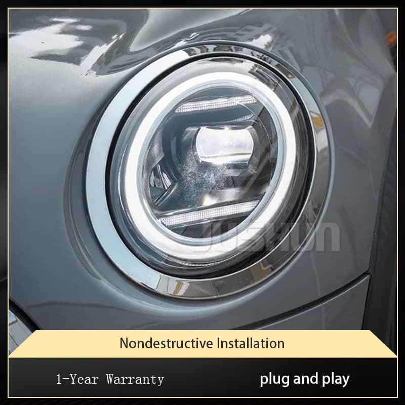 Car Styling Per BMW MINI F54 F55 F56 F57 2014-2021 Lampada Frontale DRL Faro Indicatori di direzione Evidenziare Lampadine A LED Lente Del Proiettore Auto