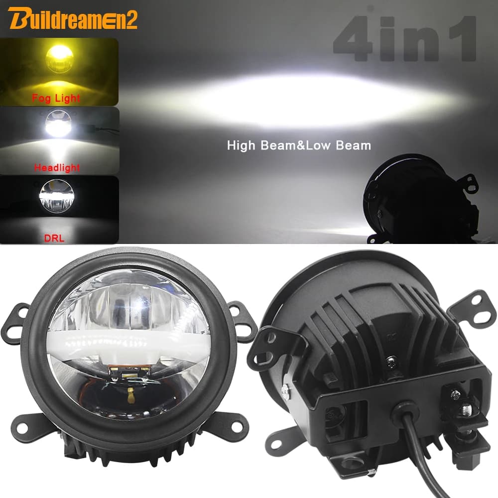 LED light for 4in1 design car + fendinebbia + DRL accessories for Jeep Wrangler Jeep Grand Cherokee Dodge Journey Magnum Charger