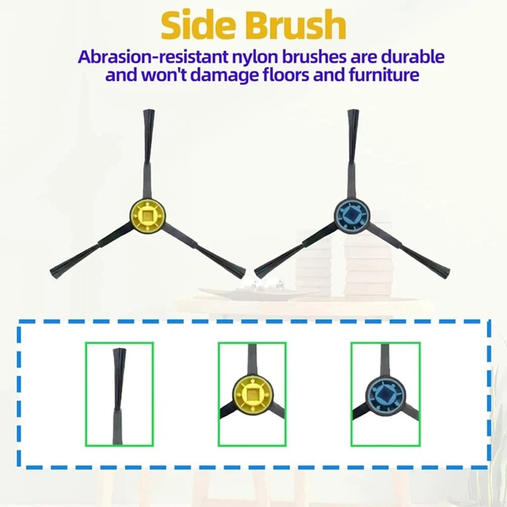 ABRE-For Eureka E10s / Obode A8 / ETA AURUM Pro 624 Robot Vacuum Cleaner Main Side Brush Hepa Filter Mop Cloth Parts