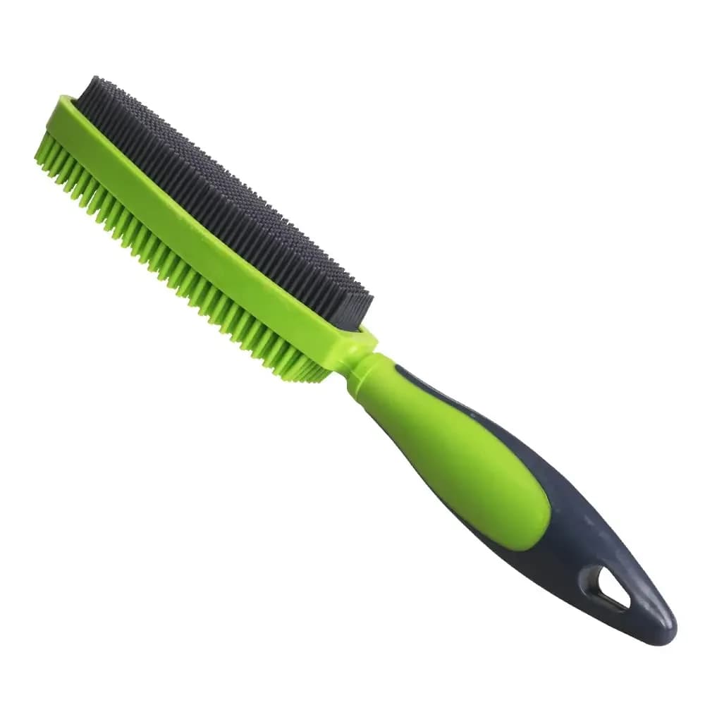 Rubber Pet Hair Removal Brush for Couch Clothes Dog Cat Pet Hair Carpet Also Used as Dog Cat Bath Brush with Massage Effect