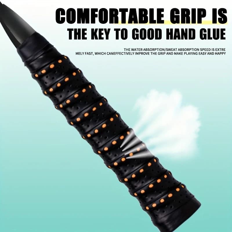 2pcs Badminton Racket Grip Tape Professional Anti Slip Sweat Absorbent Tennis Racket Overgrip Breathable Sweat Proof Wrap