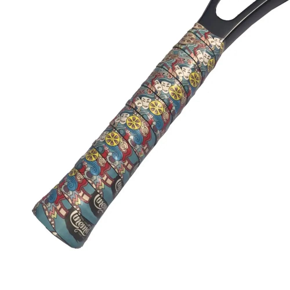 Anti-slip tape for handle Tennis racket and Badminton, 3D printing, Vivacious colors, Wall decal and Non-slip
