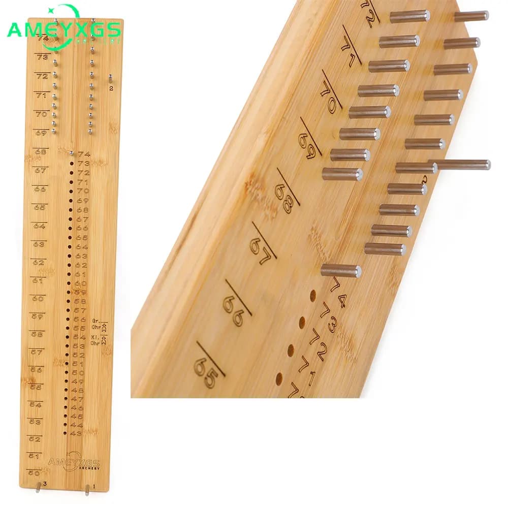 1pc tiro con l'arco corda intrecciata bordo in legno massello archi stringa tessuto artigianale pannello fai da te per arco caccia tiro accessorio