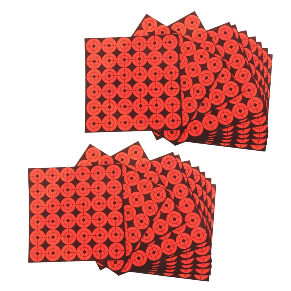 Shooting Paper Target Self Adhesive Archery Stickers High Visibility Orange Practice Pads for Range Training