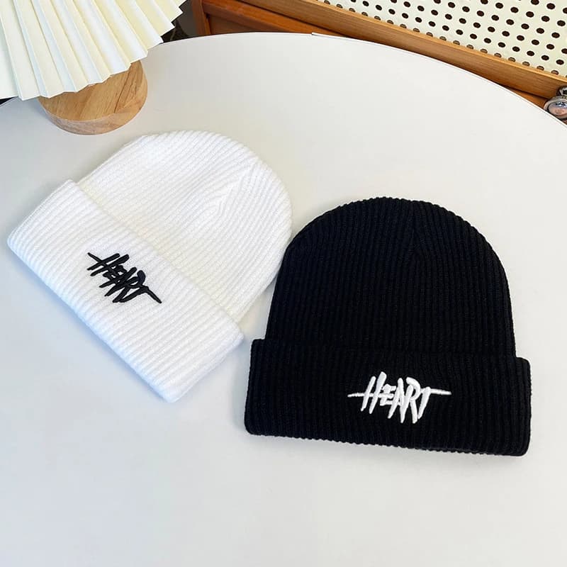 Cappelli invernali per berretti Unisex cappello lavorato a maglia solido carino signora autunno berretto femminile berretti scaldino cofano uomo berretto Casual
