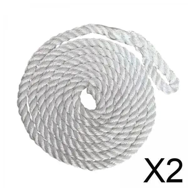 Linea parafango per barca Corda per dock in poliestere intrecciato doppio Protezione paraurti parafango marino per accessori per motoscafi nautiche