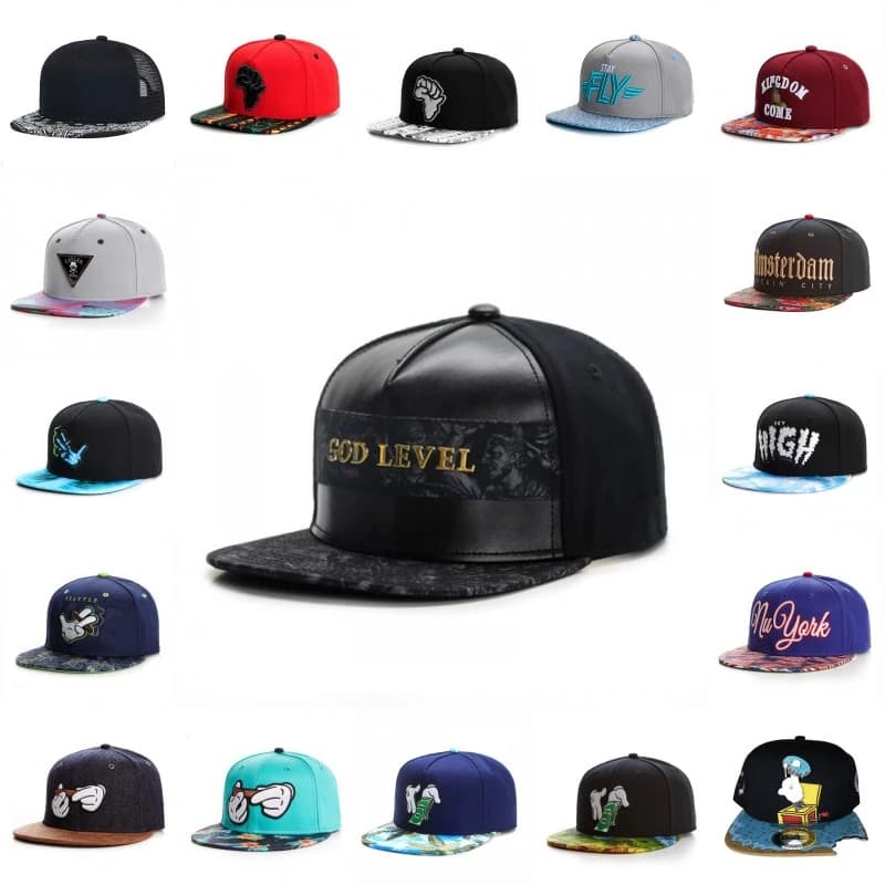 Berretto in pelle di marca Fashio Berretto da baseball Lettera Ricamo Cappelli Hip Hop Parasole traspirante unisex Berretti da camionista da strada versatili