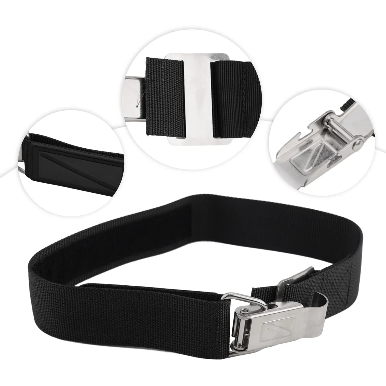 Tank strap for scuba diving + quick release buckle and anti-slip bearing Accessories for scuba diving and snorkeling