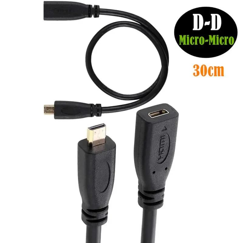 Micro HDMI compatible for mobile phones MOTO D/M TO D/F male-female compatible line HDMI