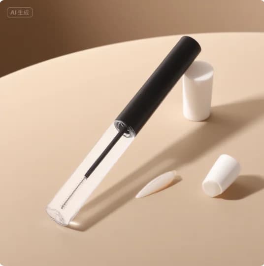 Reusable Cosmetic Containers for Elongation Eyelash Ultra Fine Brush 5 ml Vacuum Mascara Pipe Liquid Eyeliner Bottle