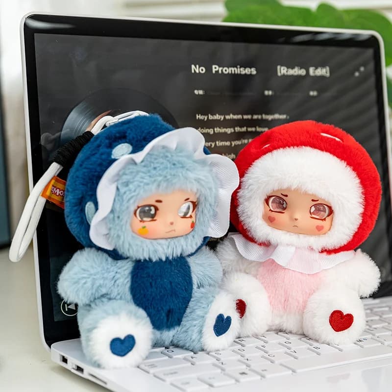 14 centimetri Fungo Ragazza Vinile Peluche Simpatici Funghi Fata Farcito Bambola Morbido Kawaii Foresta Giocattolo per I Bambini Regali Creativi Borsa Ciondolo