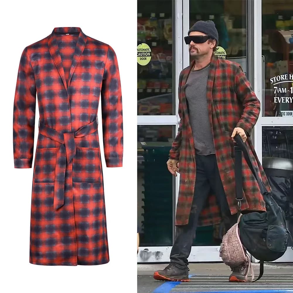 Una battaglia dopo un altro cappotto lungo Bob Costume cosplay Costume di Halloween Abiti da festa di carnevale in maschera per uomo