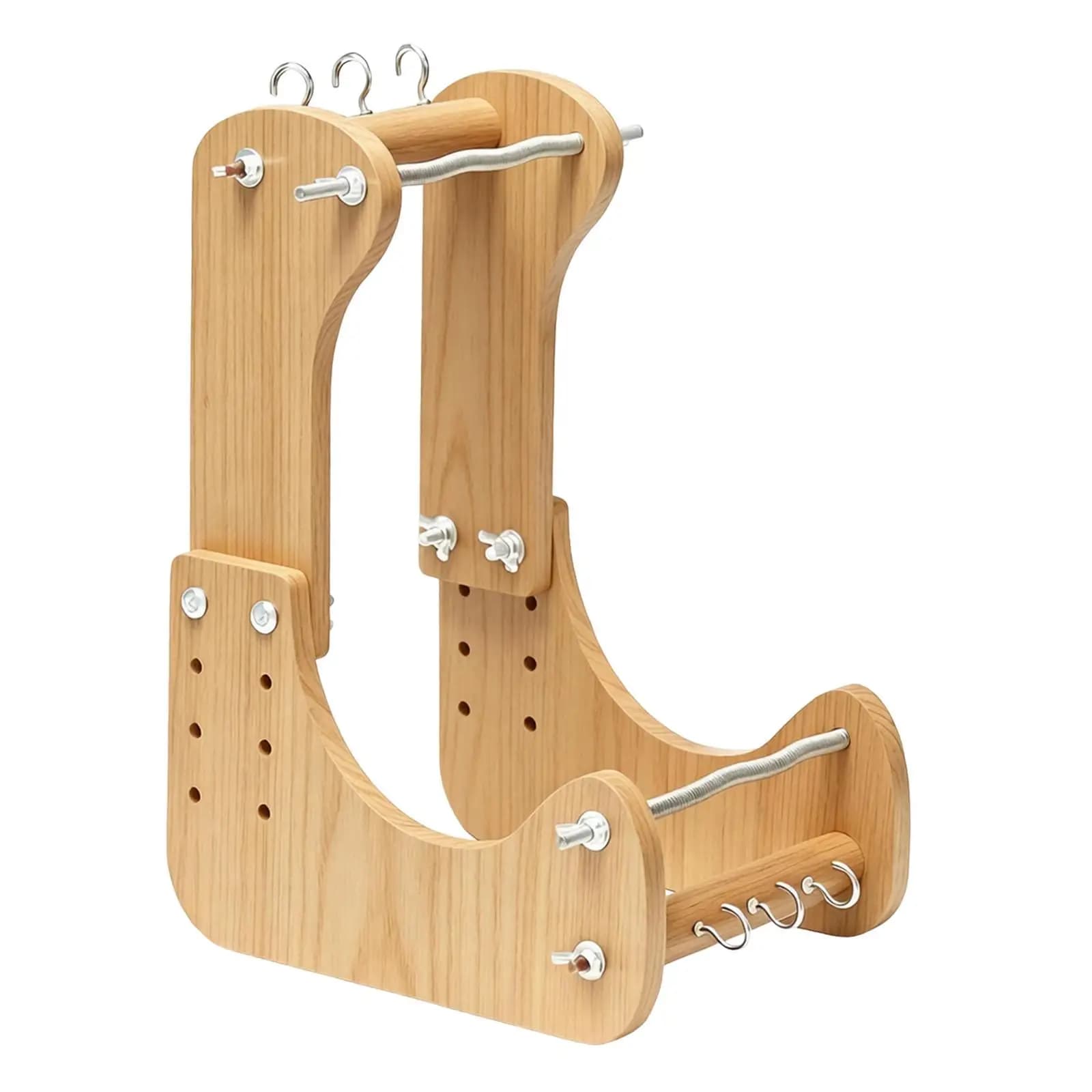 Adjustable Standing Bead Loom Useful Ergonomic Supplies Hobby Comfortable Crafting DIY Wooden Bead Weaving Loom Bracelets Making