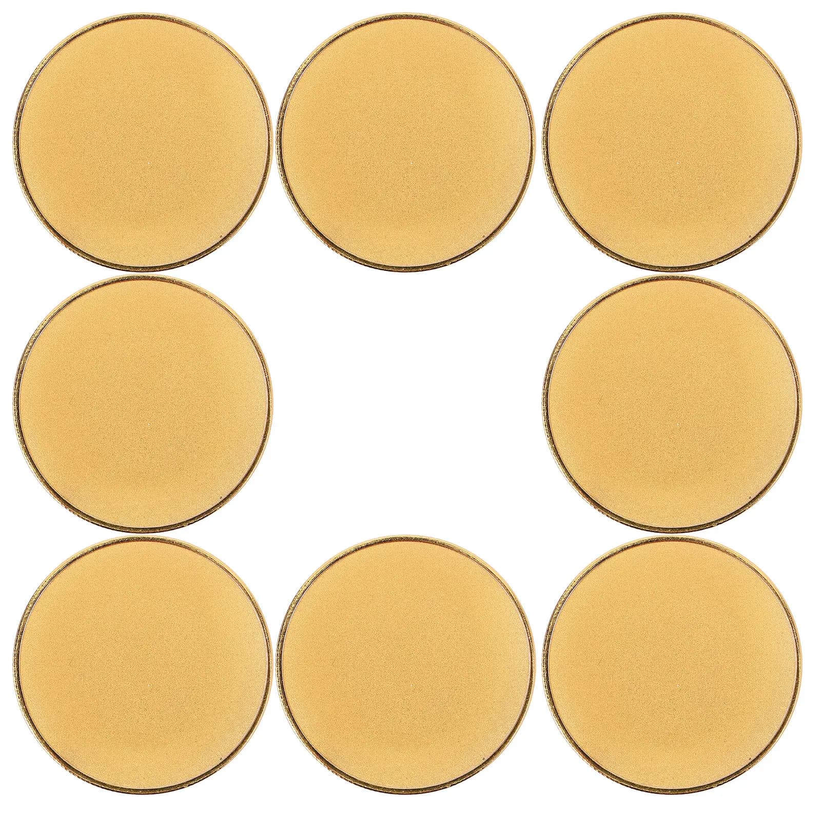 8 Pezzi Moneta Commemorativa Vuota per Incisione Laser, Gettone Rotondo in Metallo da 40mm, Gioielli Fai-da-te per Collezioni e Artigianato