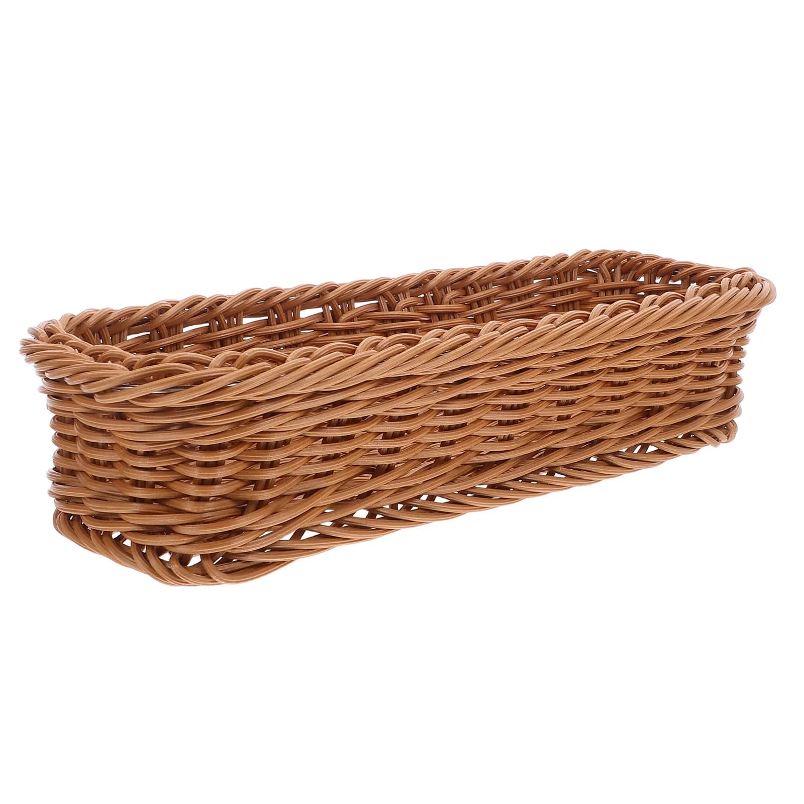 Cesto portaoggetti per barattoli di condimenti, 1 pezzo, squisito cesto intrecciato in finto rattan per snack, frutta secca, verdure, balcone, davanzale