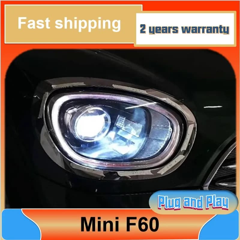 Car Styling per Mini F60 fari 2017-2019 Countryman F60 faro BMW DRL indicatori di direzione Low High Beam obiettivo del proiettore