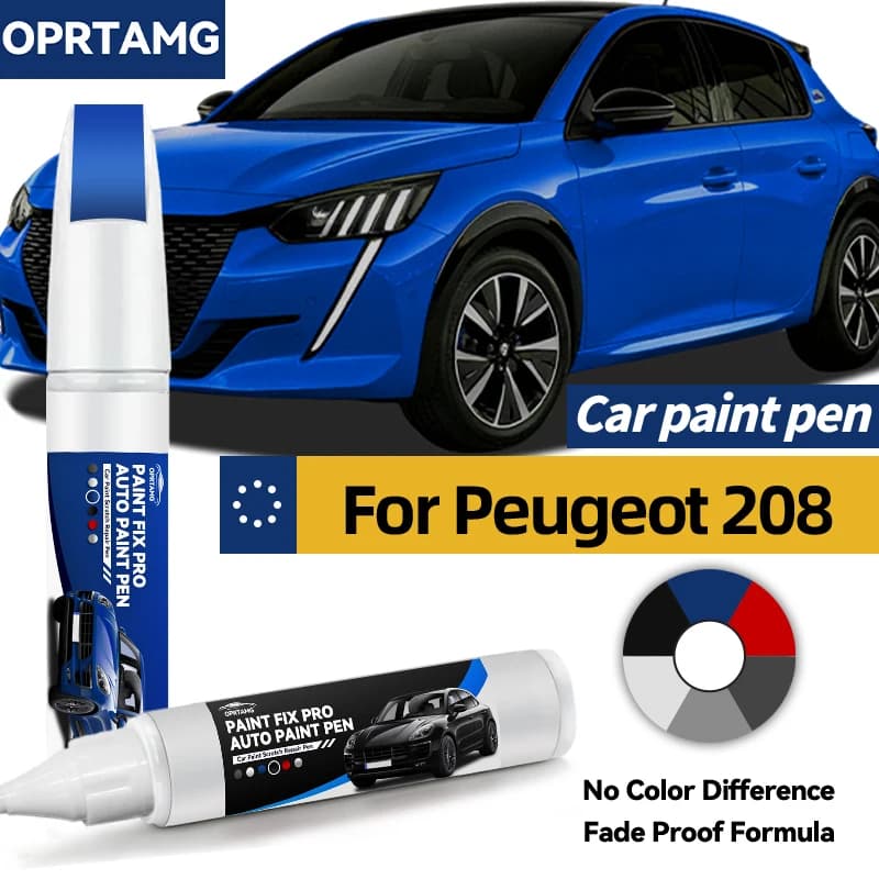 Car paint touch up pen For Peugeot 208 2012-2025 B21 P21 automotive paint repair acrylic paints body repair car accessories