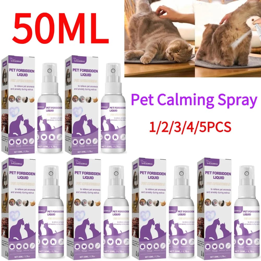 Pet Calming Spray Pet Supplies Pets Pheromone Calming Spray Improve Estrus Agitation Pet Anxiety Relief Spray Cat Dog Health