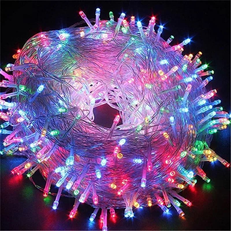 Holiday Led Christmas Lights Outdoor 20M 10M 220V EU Led String Lights decorazione per la festa nuziale ghirlanda