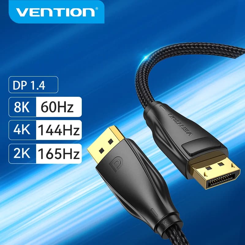 Vention Displayport Cavo audio video 16K 8K per PC portatile PS5 PS4 Xbox TV Box Proiettori Mi Box DP Cavo Display Porta