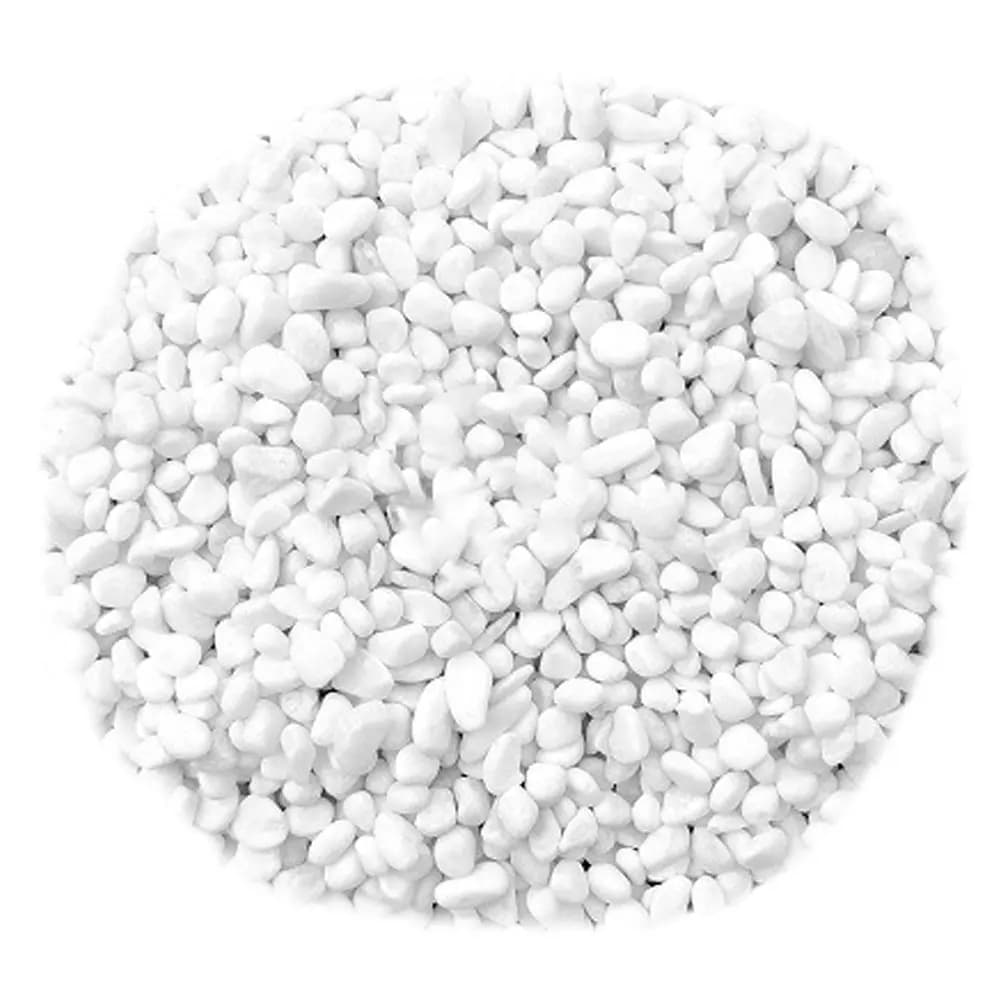 1Set White Decorative Stone Aquarium Gravel Plant Vase Filler Garden Pot Rocks for Succulent Plants Indoor Planters Crafts