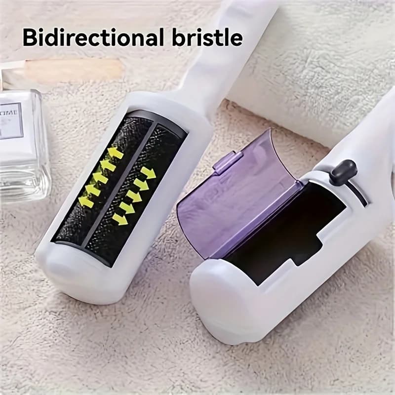 Rullo per la rimozione dei peli di animali domestici, strumento riutilizzabile per la pulizia di peli e lanugine, adatto per mobili, tappeti, abbigliamento e accessori per animali.